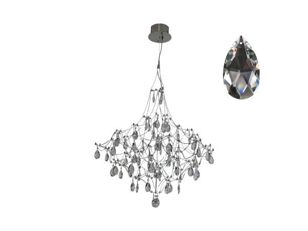 Lustră suspendată din cristal JOYA 870 - V40082S