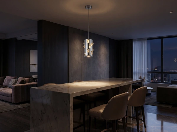 Lampă suspendată de cristal CLARIS 120 - V30001 3