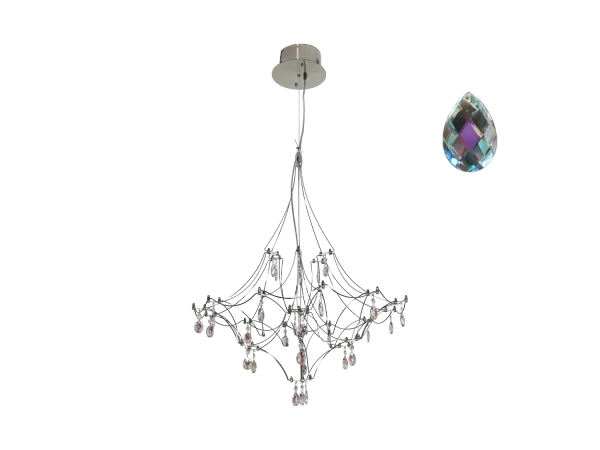 Lustră suspendată din cristal JOYA 600 - V40071S