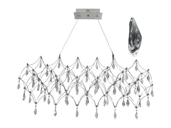 Lustră suspendată din cristal JOYA 900 - V40015S