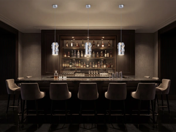 Lampă suspendată de cristal CLARIS 120 - V30001 2