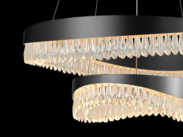 AURORA candelabru suspendat din cristal 800+450 - V30078 12