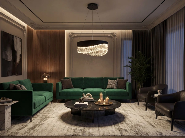 AURORA candelabru suspendat din cristal 450 - V30075 3