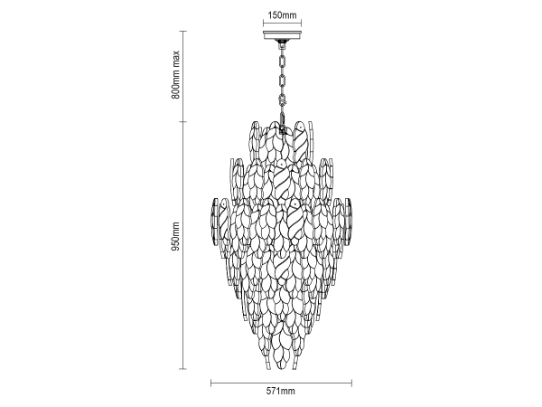 Candelabru suspendat CHOREO 571 - V20118 11