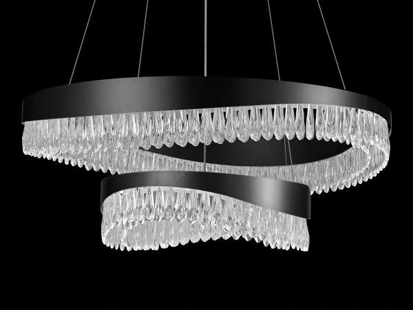 AURORA candelabru suspendat din cristal 800+450 - V30078 9