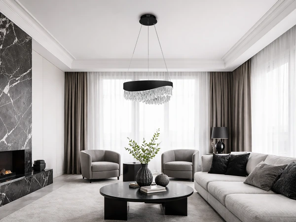 AURORA candelabru suspendat din cristal 450 - V30075 2