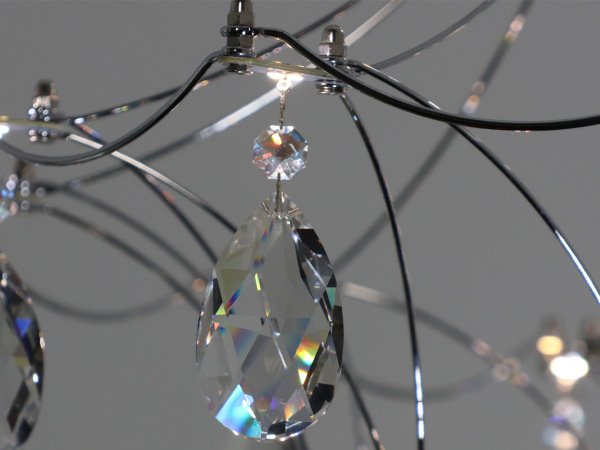Lustră suspendată din cristal JOYA 600 - V40072S 6