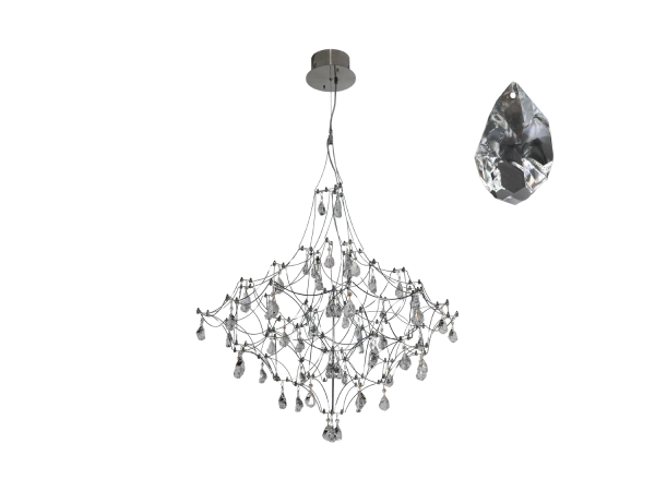 Lustră suspendată din cristal JOYA 870 - V40084S