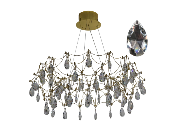 Lustră suspendată din cristal JOYA 750 - V40062S