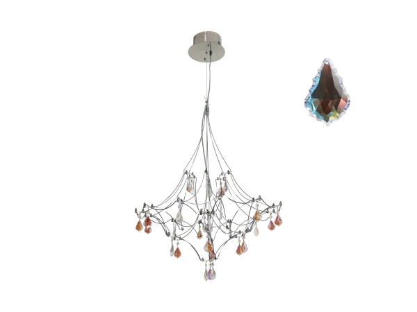 Lustră suspendată din cristal JOYA 600 - V40073S