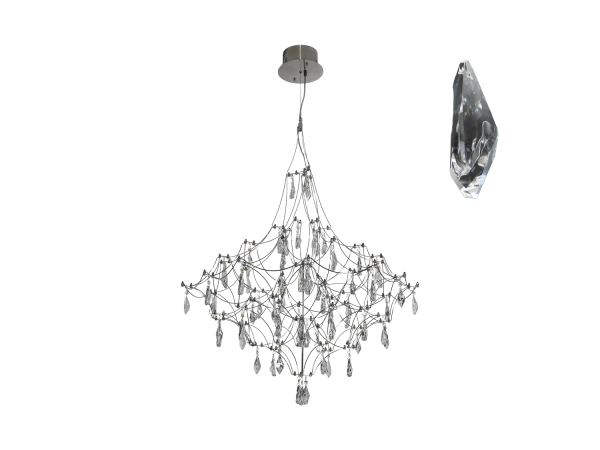 Lustră suspendată din cristal JOYA 870 - V40085S