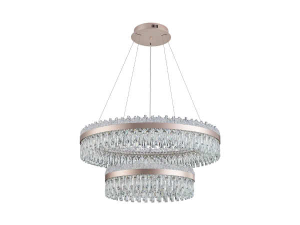 Lustră suspendată din cristal ROCOCO 950+600 - V30105