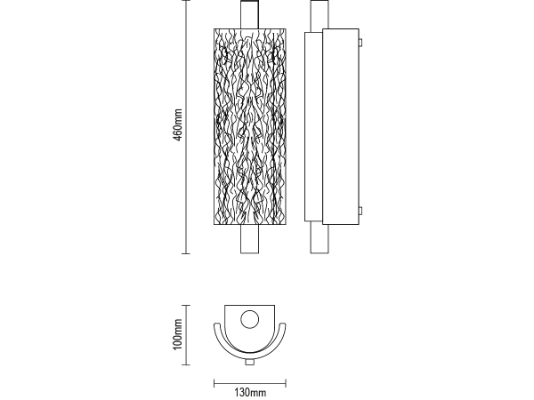 Lampa de perete CORTEZA - V30036 5