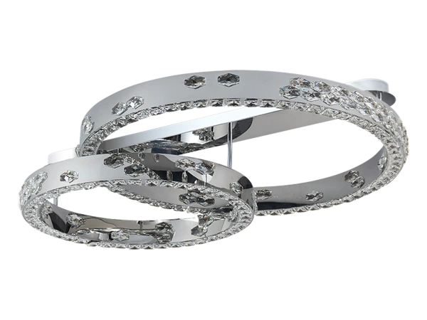 CLARIS plafon candelabru de cristal 800+600 - V30009