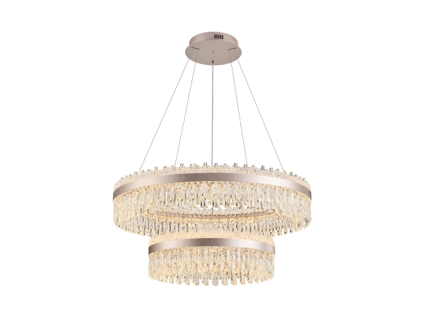 Lustră suspendată din cristal ROCOCO 950+600 - V30105 2