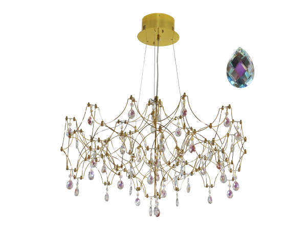 Lustră suspendată din cristal JOYA 730 - V40041S