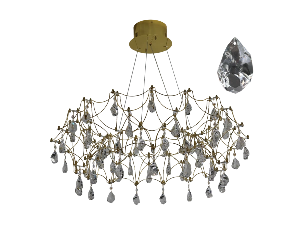 Lustră suspendată din cristal JOYA 750 - V40064S