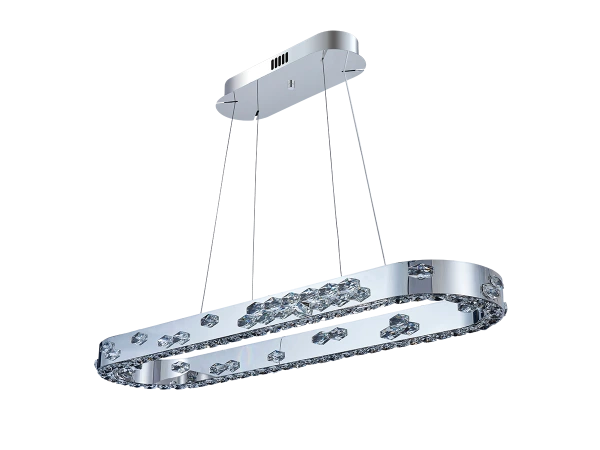 Candelabru de cristal suspendat CLARIS 1100x320 - V30003