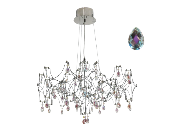 Lustră suspendată din cristal JOYA 730 - V40031S