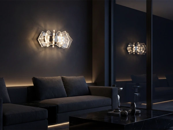 PIKASO Candelabru de perete din cristal - V30025 5