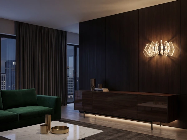 PIKASO Candelabru de perete din cristal - V30025 6