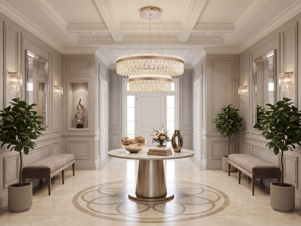 Lustră suspendată din cristal ROCOCO 800+500 - V30104 1