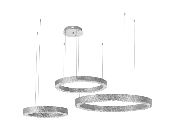 SARITA candelabru suspendat din cristal 800+680+480 - V30145
