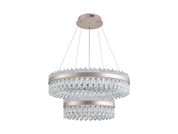 Lustră suspendată din cristal ROCOCO 800+500 - V30104