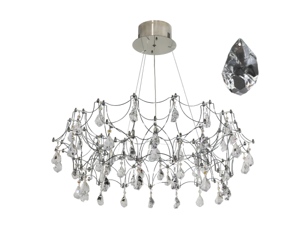 Lustră suspendată din cristal JOYA 750 - V40054S