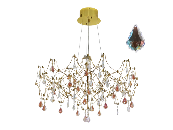 Lustră suspendată din cristal JOYA 730 - V40043S
