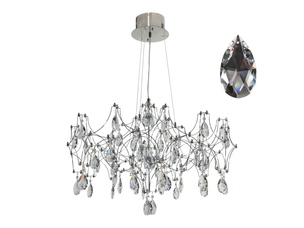 Lustră suspendată din cristal JOYA 730 - V40032S