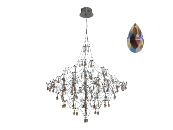 Lustră suspendată din cristal JOYA 1030 - V40091