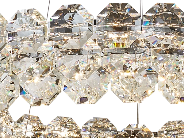 GLORIA candelabru suspendat din cristal 800+500 - V30114 4