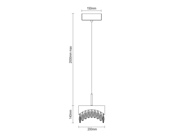 AURORA candelabru suspendat din cristal 200 - V30073 7