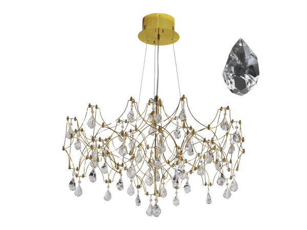 Lustră suspendată din cristal JOYA 730 - V40044S