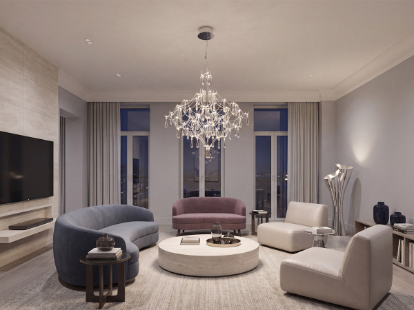Lustră suspendată din cristal JOYA 870 - V40082 1