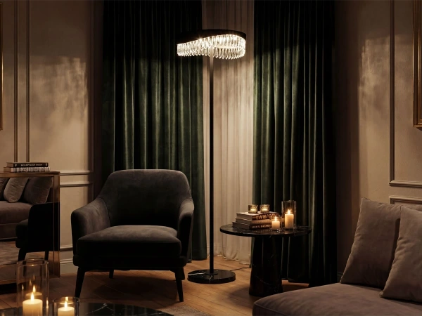 AURORA lampă de podea din cristal 1550 - V30084 3