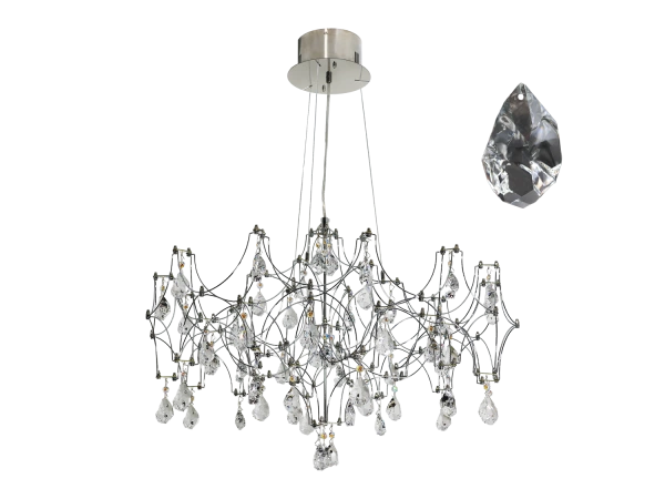 Lustră suspendată din cristal JOYA 730 - V40034S