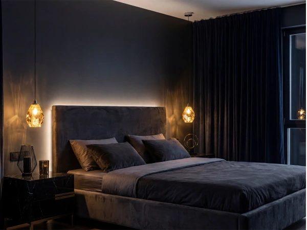 DIAMOR AMBER lampă suspendată din cristal - V30052 1