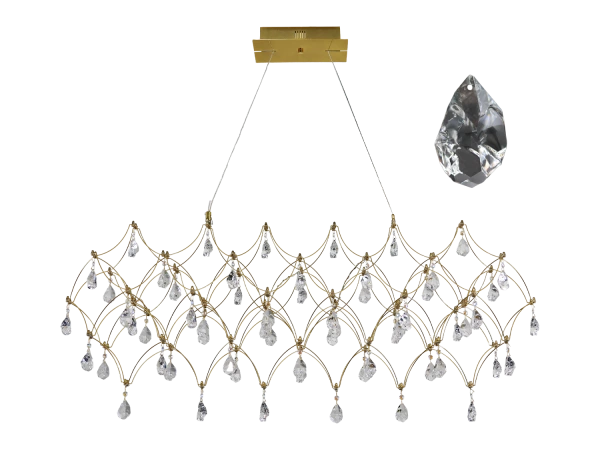 Lustră suspendată din cristal JOYA 900 - V40024S