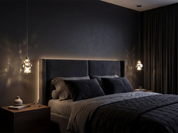 DIAMOR SMOKE lampă suspendată din cristal - V30053 2