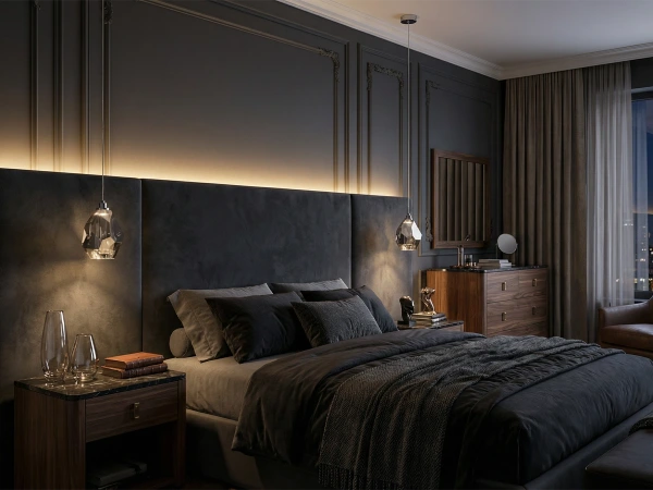 DIAMOR SMOKE lampă suspendată din cristal - V30053 3