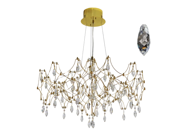 Lustră suspendată din cristal JOYA 730 - V40046S