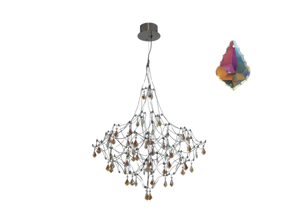 Lustră suspendată din cristal JOYA 870 - V40083