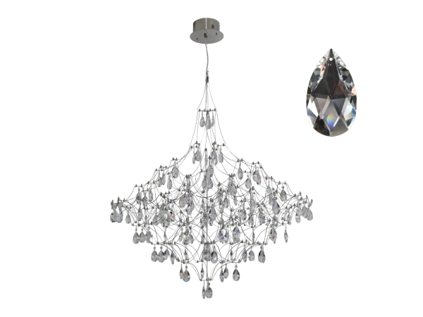 Lustră suspendată din cristal JOYA 1030 - V40092S