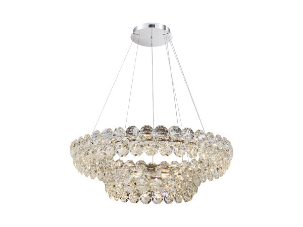 GLORIA candelabru suspendat din cristal 1000+600 - V30115 3