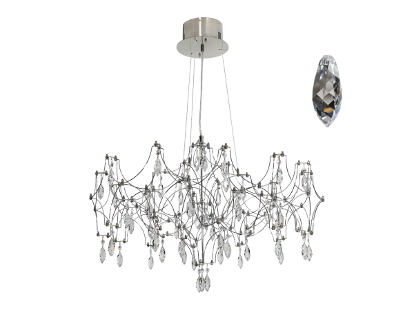 Lustră suspendată din cristal JOYA 730 - V40036S