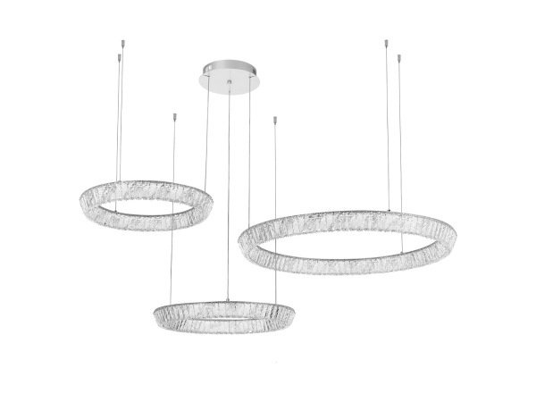 LETICIA candelabru suspendat din cristal 800+600+500 - V30125