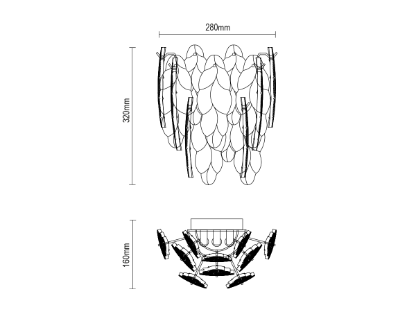 Lampă de perete CHOREO - V20119 10
