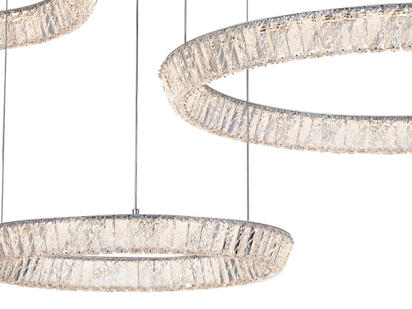 LETICIA candelabru suspendat din cristal 800+600+500 - V30125 6